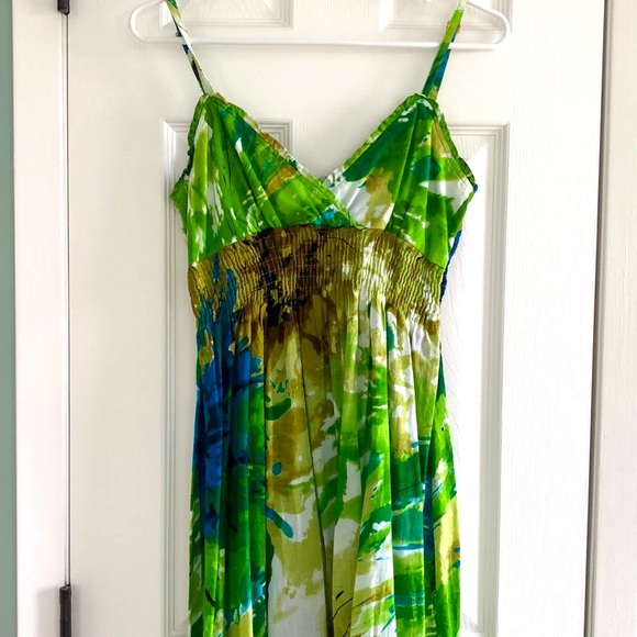 Lightweight Maxi Sundress 100% Cotton by Speed Control New York Like New - Picture 2 of 10